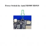 Power Switch Button Replacement for Autel MaxiSys MS909 MS919